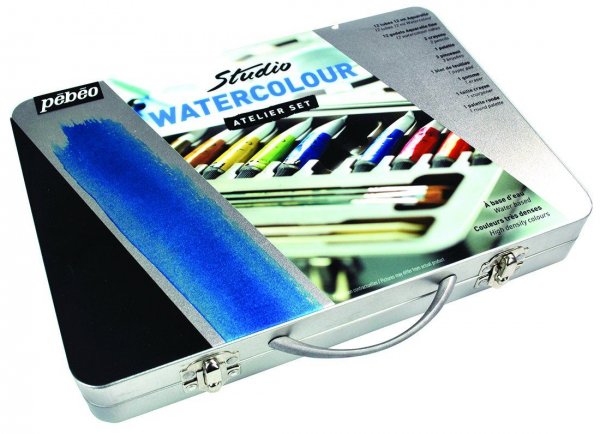 Pebeo Studio Watercolour Metal Atelier Set