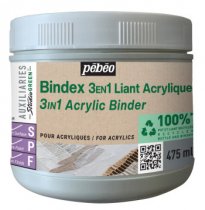Acrylbinder 3 in 1 Pebeo Studio Green Bindex 475 ml.