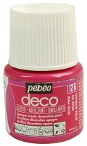 Pebeo Deco Glossy Acrylic Paint 45 ml. - 126 Vivid Pink
