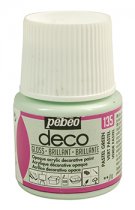 Pebeo Deco Glossy Acrylic Paint 45 ml. - 135 Pastel Green