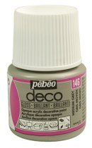 Pebeo Deco Glossy Acrylic Paint 45 ml. - 146 Medium Grey