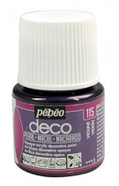 Acrylfarbe Pébéo Déco Perle 45 ml. - 115 Perlmutt Purpurviolett