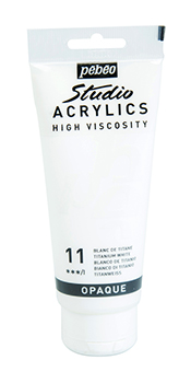 Pebeo Studio Acrylics 100 ml. - 11 Titanium White