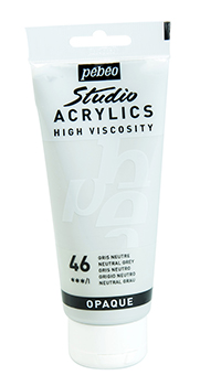 Pebeo Studio Acrylics 100 ml. - 46 Neutral Grey