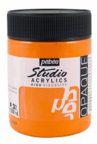 Acrylique Pébéo Studio 500 ml. - 32 Orange Cadmium Imitation