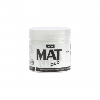 Pebeo Mat Pub Acrylic Paint 140 ml. - Permanent White