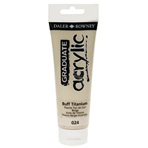 Daler Rowney Graduate Acrylic Paint 120 ml. - Buff Titanium