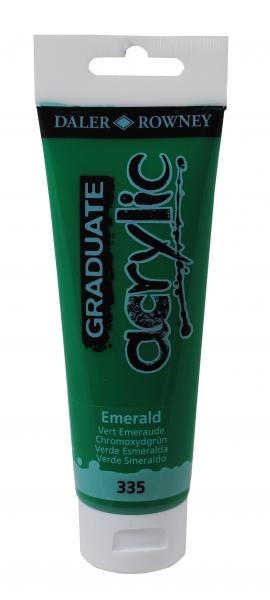 Daler Rowney Graduate Acrylic Paint 120 ml. - Emerald Green