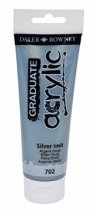 Daler Rowney Graduate Acrylic Paint 120 ml. - Silver