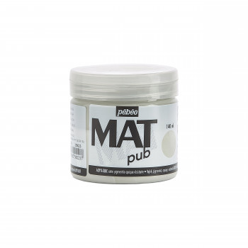 Pebeo Mat Pub Acrylic Paint 140 ml. - Warm Grey