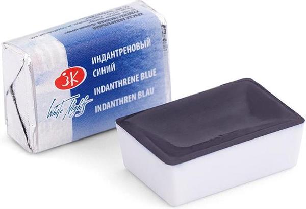 White Nights Watercolour Pan 2.5 ml. - Indanthrene Blue Light