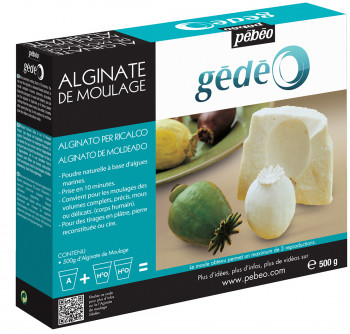 Alginate De Moulage Pebeo Gedeo 500g - Blanc, Pour Moulages Précis