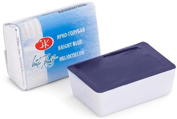 White Nights Watercolour Pan 2.5 ml. - Bright Blue