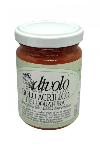 Divolo Ready to Use Acrylic Gilding Bole 125 ml. - Red