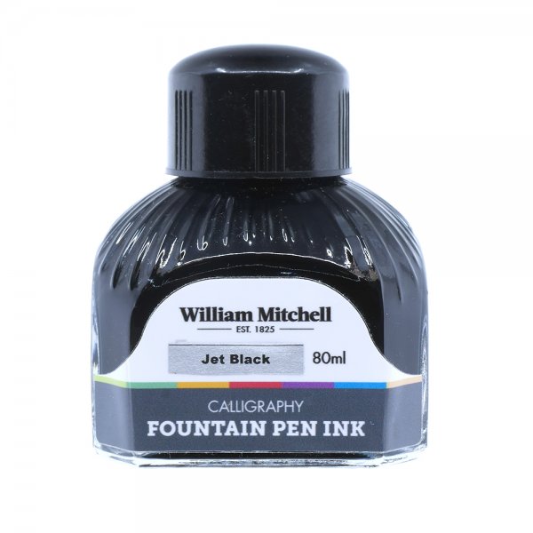 William Mitchell Fountain Pen Ink 80 ml. - Black