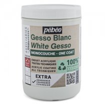 Pebeo Studio Green Single Coat White Gesso 945 ml.