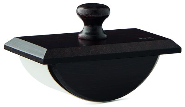 Large Wooden Rocker Blotter - Walnut Finish