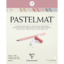 Clairefontaine Pastelmat No. 7 Glued Pad 24x30 cm. 12sh 360g 4 Shades