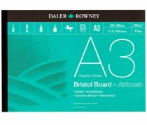 Daler-Rowney Bristol Board Pad A3 - 20 Sheets