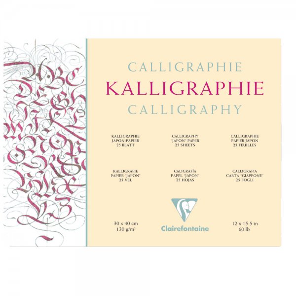 Clairefontaine Calligraphy Pad 30x40 cm. - 25 Sheets