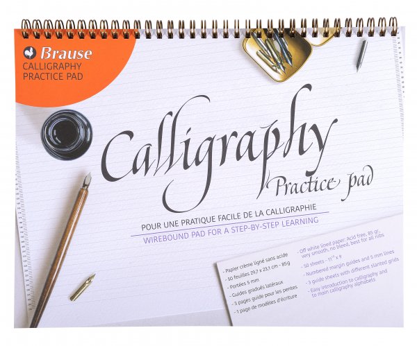 Brause Calligraphy Practice Pad A4 - 50 Sheets