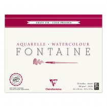 Fontaine Watercolour Pad 300g. 24x30 cm. - 25 Sheets