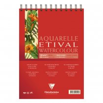 Clairefontaine Etival Bloc Spiralé 10 Feuilles A4 300g Grain Classic