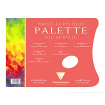 Clairefontaine Palette Olie/Acrylverf 40 Blad 24x32cm  90g