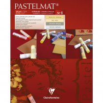 Clairefontaine Pastelmat No. 1 Glued Pad 24x30 cm. 12sh 360g 4 Shades