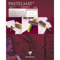 Clairefontaine Pastelmat No. 3 Glued Pad 24x30 cm. 12sh 360g - White