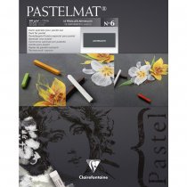 Clairefontaine Pastelmat No. 6 Glued Pad 24x30 cm. 12sh 360g Anthracite