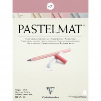 Clairefontaine Pastelmat No. 7 Glued Pad 18x24 cm. 12sh 360g 4 Shades