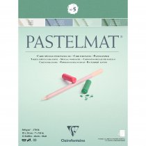 Clairefontaine Pastelmat No. 5 Glued Pad 18x24 cm. 12sh 360g 4 Shades