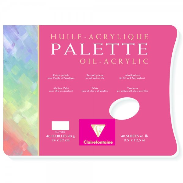Clairefontaine Tear-off Palette Pad A3 - 40 Sheets