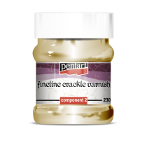 Pentart 2-Component Fineline Crackle Varnish 2x 230 ml.