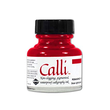 Daler-Rowney Calligraphy Ink 29.5 ml. - Scarlet