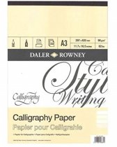 Daler-Rowney Calligraphy Pad 90 gsm. A3 - 32 Sheets