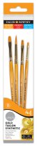 Daler Rowney Gold Taklon Synthetic Brush Set - 4 Pack