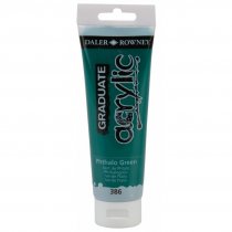 Daler Rowney Graduate Acrylic Paint 120 ml. - Phtalo Green