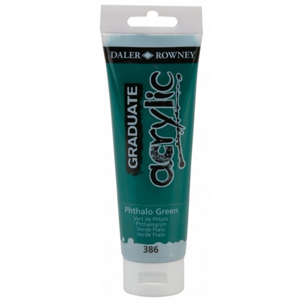 Daler Rowney Graduate Acrylic Paint 120 ml. - Phtalo Green