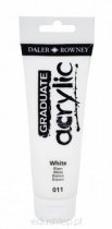 Daler Rowney Graduate Acrylic Paint 120 ml. - Titanweiß