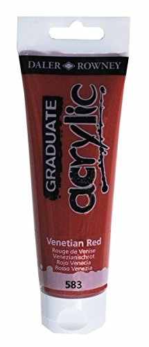 Daler Rowney Graduate Acrylic Paint 120 ml. - Venetian Red