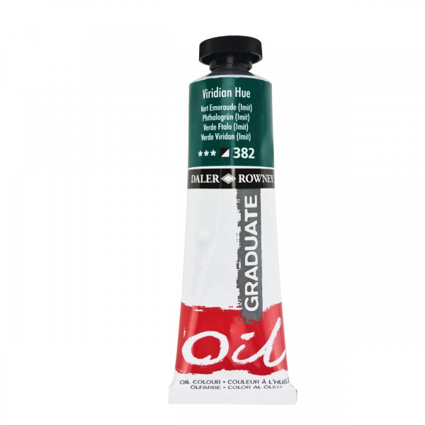 Daler-Rowney Graduate Oil Colour 38 ml. - 382 Viridian Hue