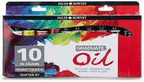 Daler-Rowney Graduate Oil Colour Set 10 x 38 ml.