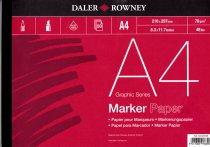 Daler-Rowney Graphic Series Marker Pad 70 gsm. A4 - 50 Sheets
