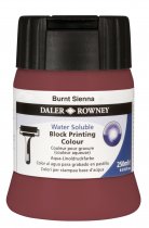 Daler-Rowney Water-Based Block Printing Colour 250 ml. - Burnt Sienna