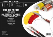 Daler-Rowney Palette de Papier Pour Couleur à l'Huile A4 - 50 feuilles