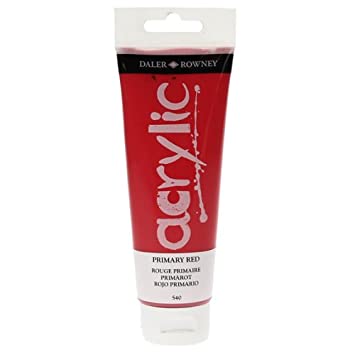 Daler Rowney Graduate Acrylic Paint 120 ml. - Primary Red