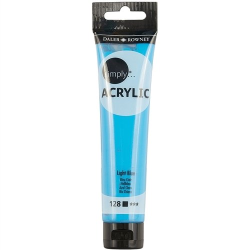 Daler Rowney Simply Acrylic Paint - 75 ml - Neon Yellow