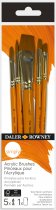 Daler Rowney Simply Acrylfarben-Pinselset - 5 Stk. Daler Rowney Simply Acrylfarben-Pinselset - 5 Stk.